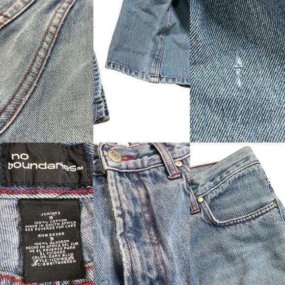 90s Y2K Mid Rise Bootcut Jeans Light Wash - Picture 4 of 5